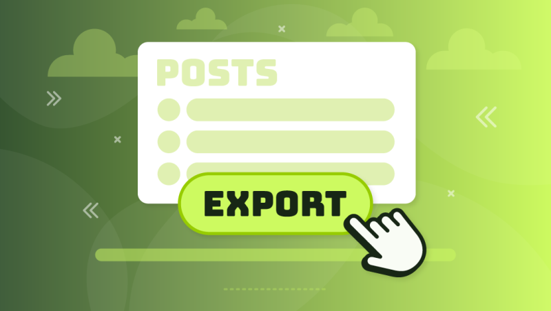 wordpress export posts with images
