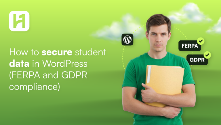 secure student data in wordpress