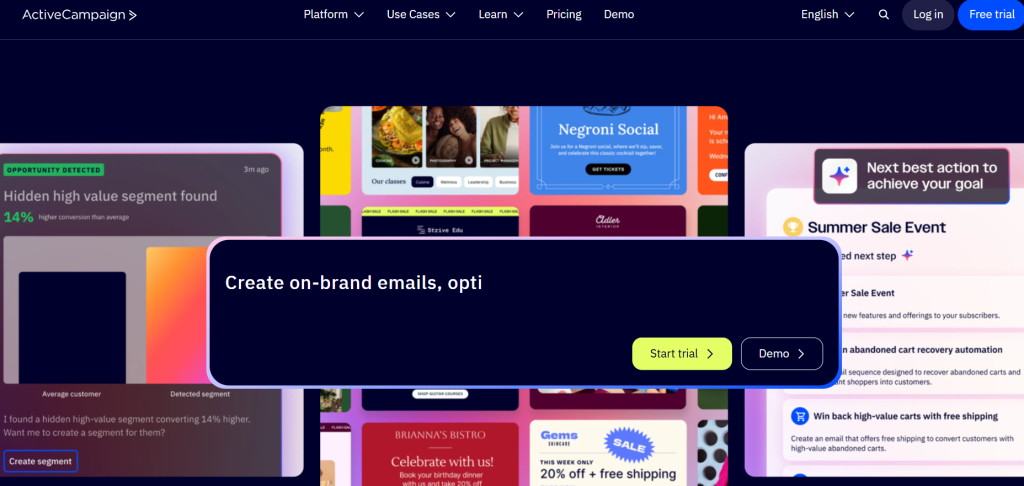 Email Marketing Platforms-ActiveCampaign