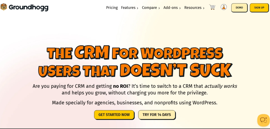Goundhogg WordPress CRM plugin