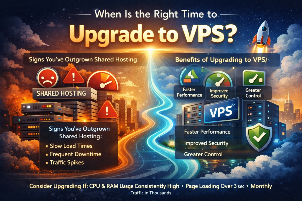 Right Time to Upgrade to VPS