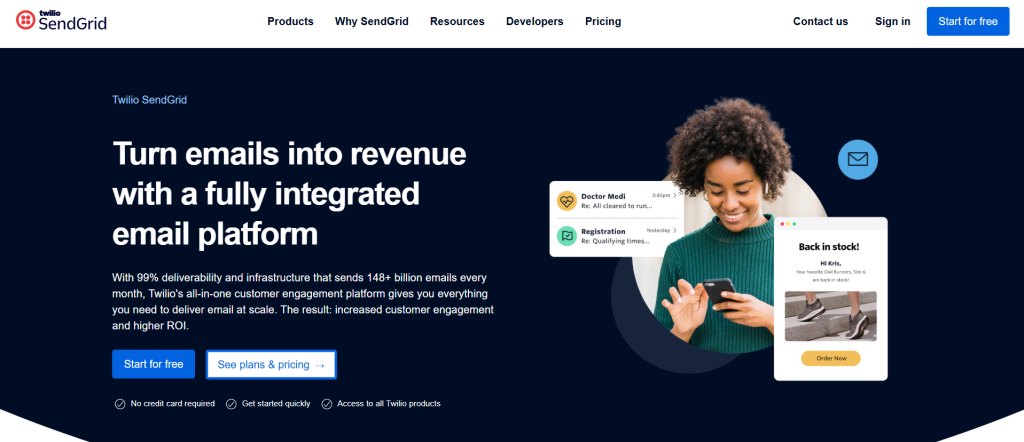 Email Marketing Platforms-SendGrid