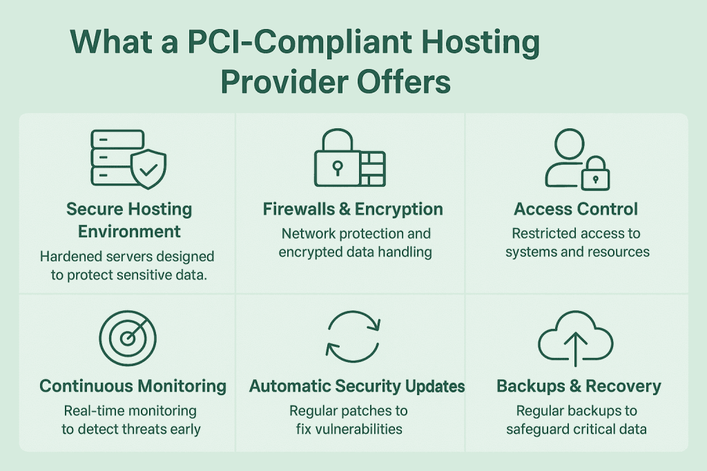 What a PCI-Compliant Hosting Provider Offers