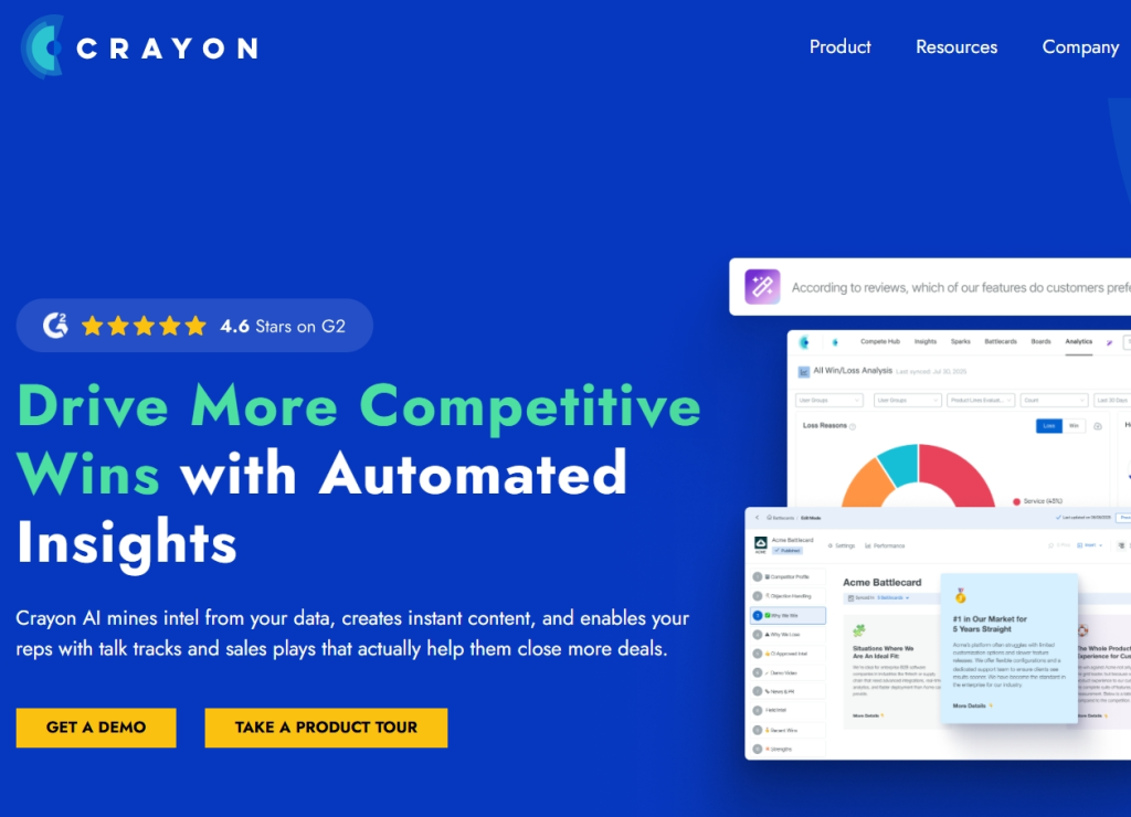 AI marketing tool-Crayon