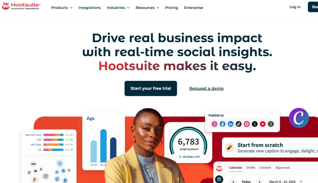 AI marketing tool-Hootsuite