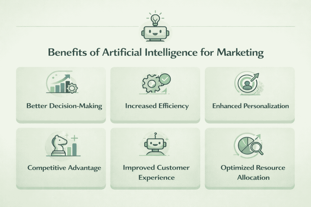 Benefits of Artificial intelligence for Marketing