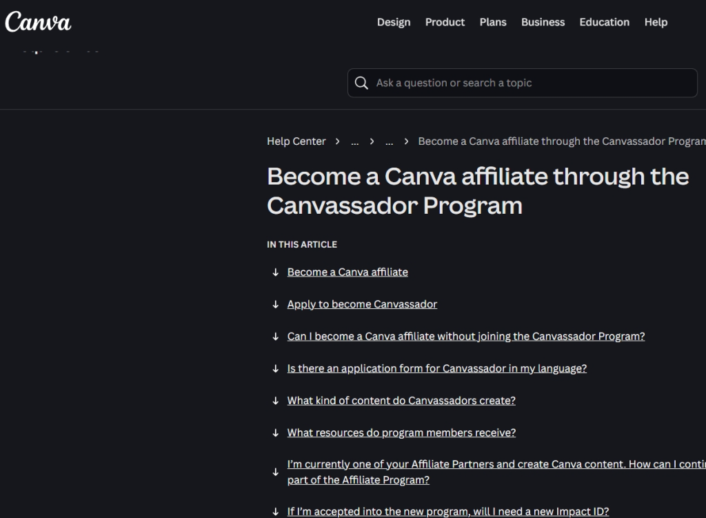 Best affiliate programs-Canva