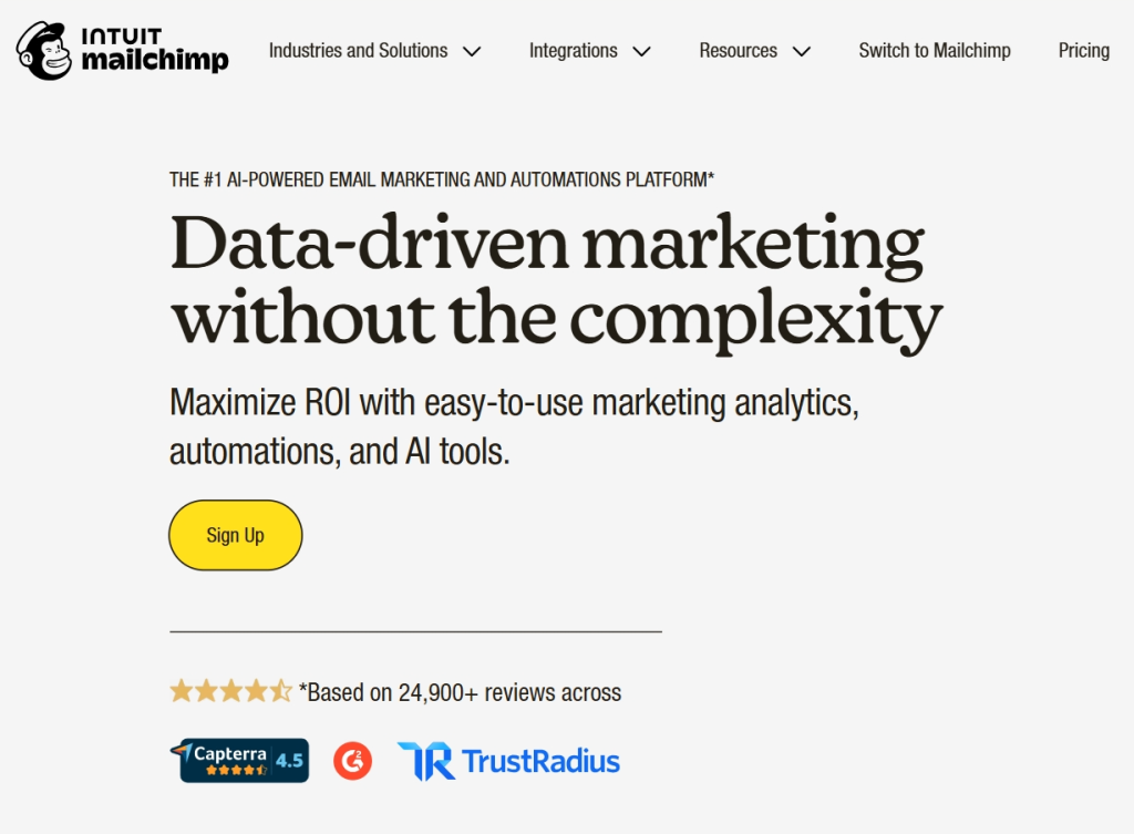 Email Marketing Tool-Mailchimp