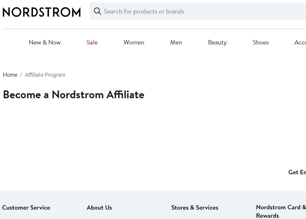 Best affiliate programs-Nordstrom