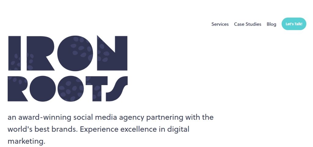 iron roots homepage