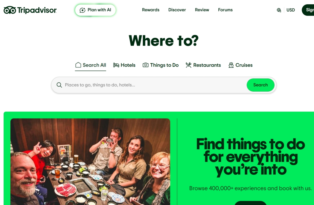 Best affiliate programs-Tripadvisor