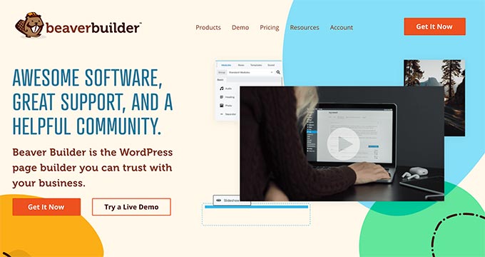 Beaver Builder (WordPress Page Builder for your business)