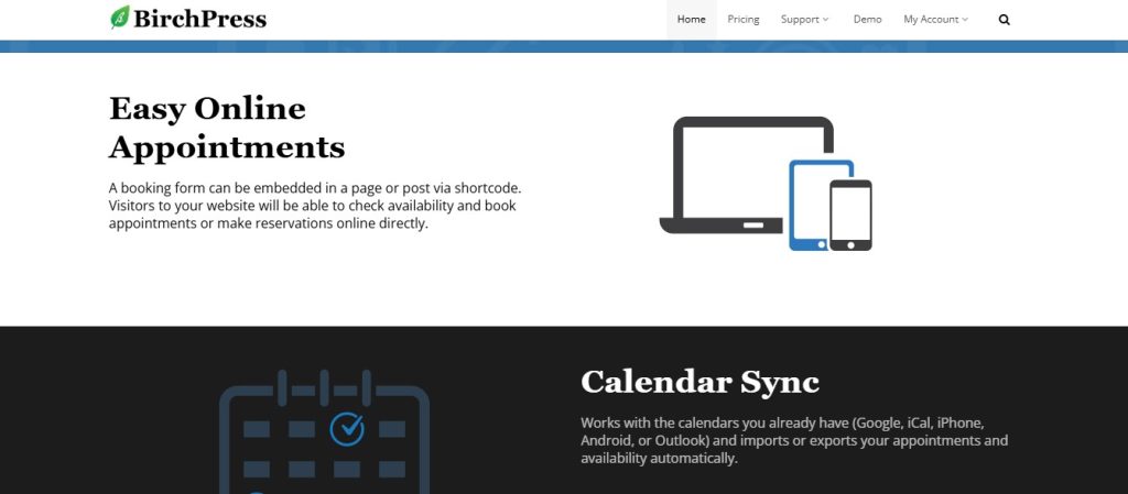 BirchPress (Popular appointment booking plugin)