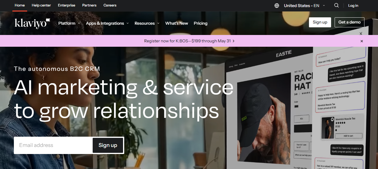 AI marketing tool-Klaviyo