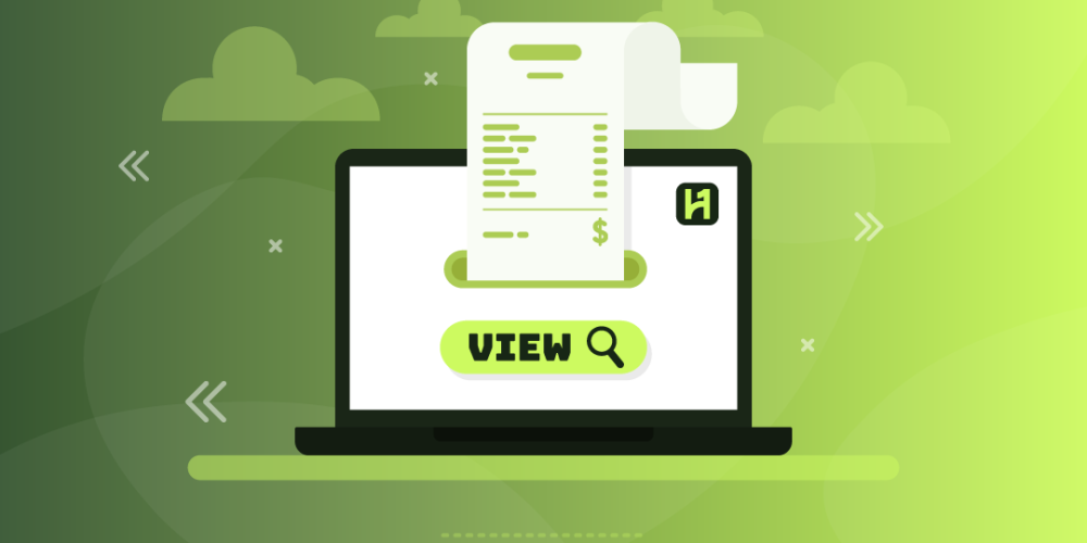 View Billing Receipts and Payment History