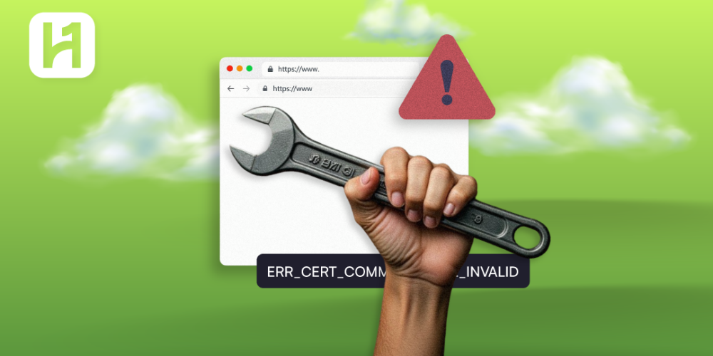 What is the NET::ERR_CERT_COMMON_NAME_INVALID error?