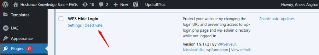 delete unused plugins
