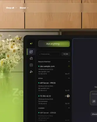 HovaAI server management interface